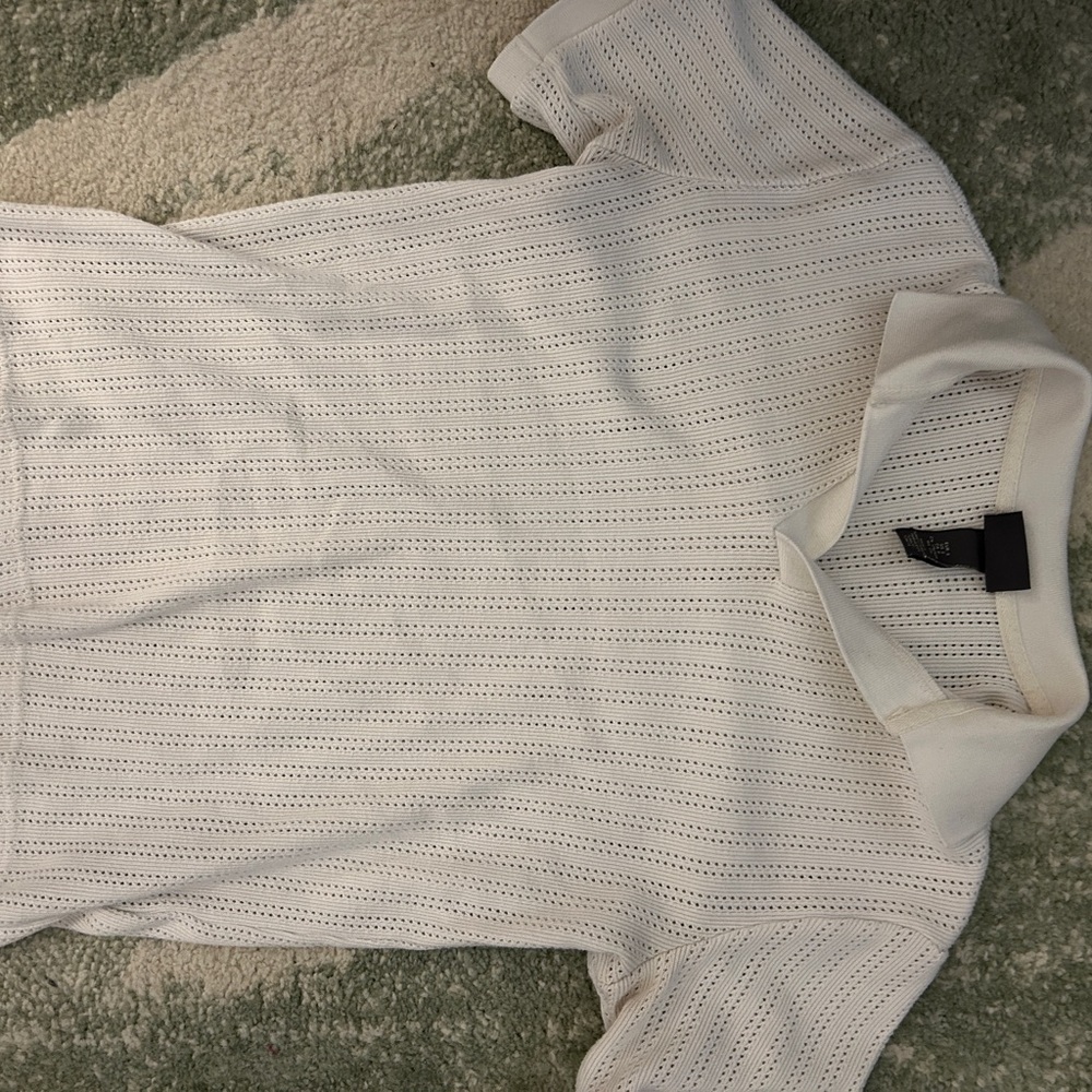 H&M White Short Sleeve Men's Tee